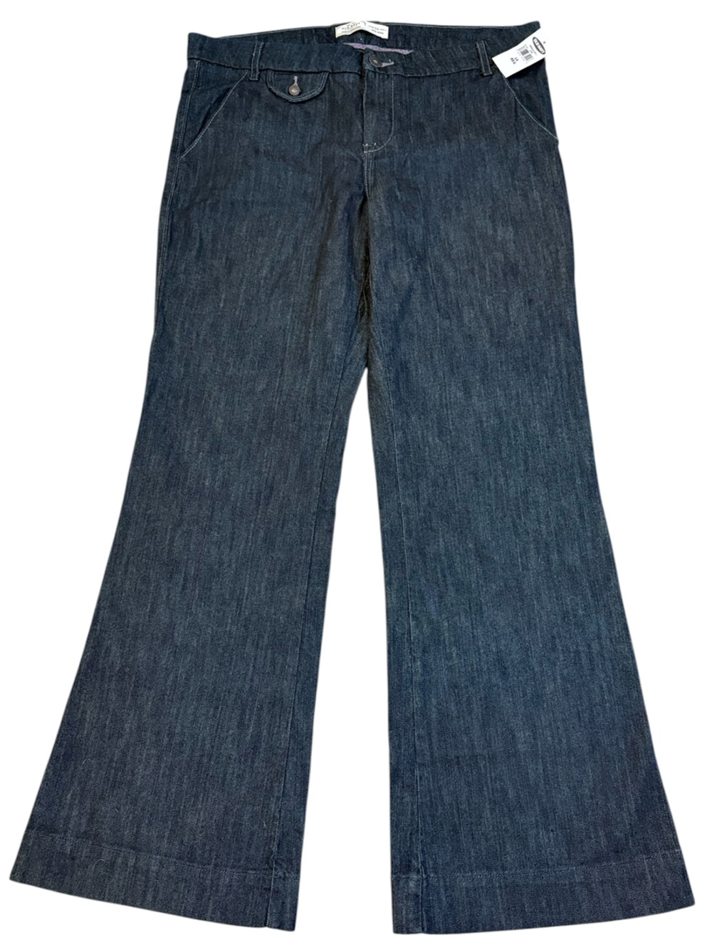 2007 Old Navy Trouser Jeans 14R Dark Wash Mid Rise Bootcut NWT